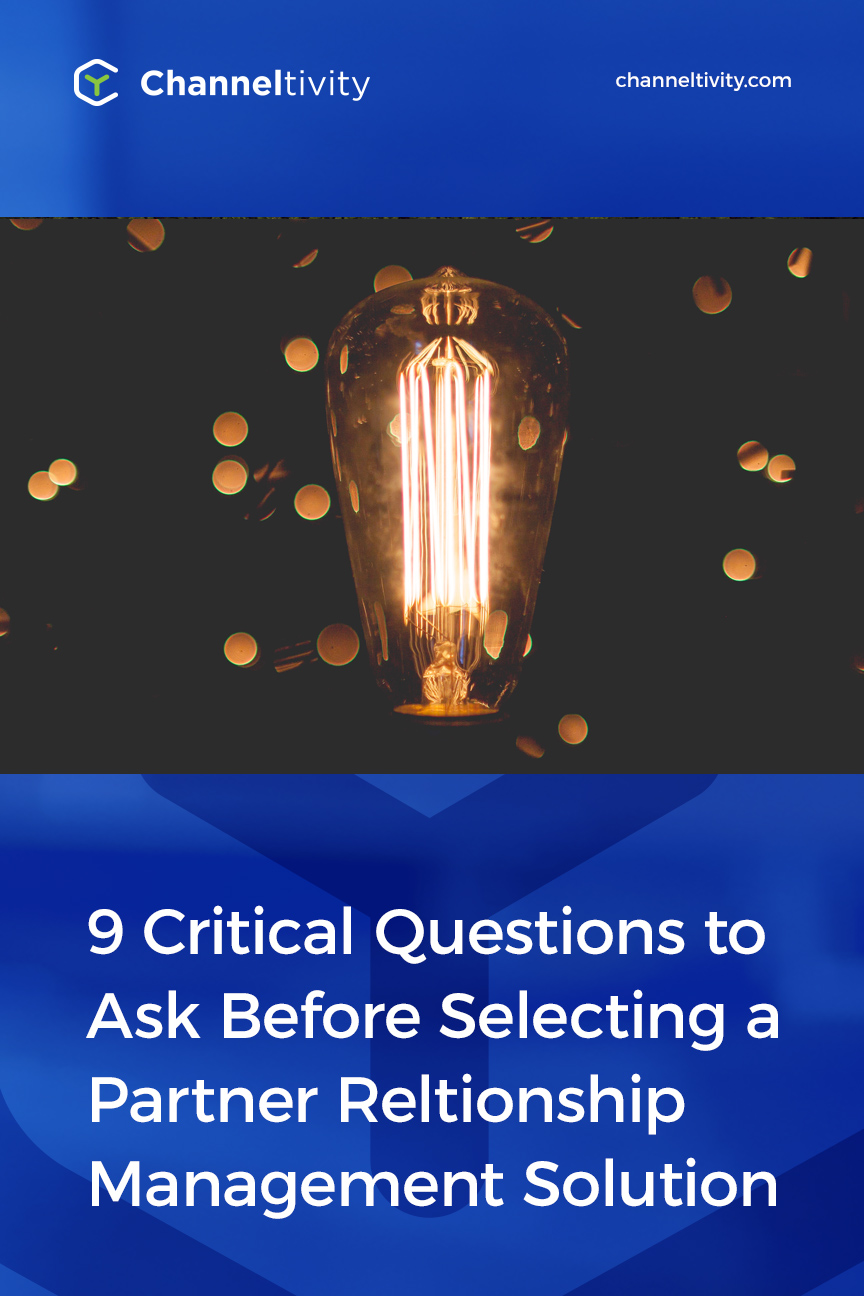 ebook: 9 questions to ask before choosing a Partner relationship management solution